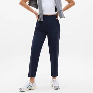ATHLETA Endless High Rise Pant Ankle Women's 0 PETITE Navy 533636 NEW